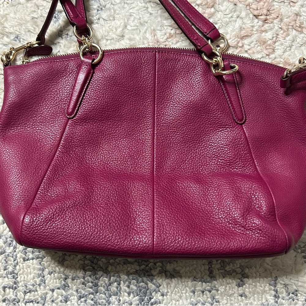 Coach F36675 Pebble Leather Small Kelsey Satchel - Picture 2 of 5
